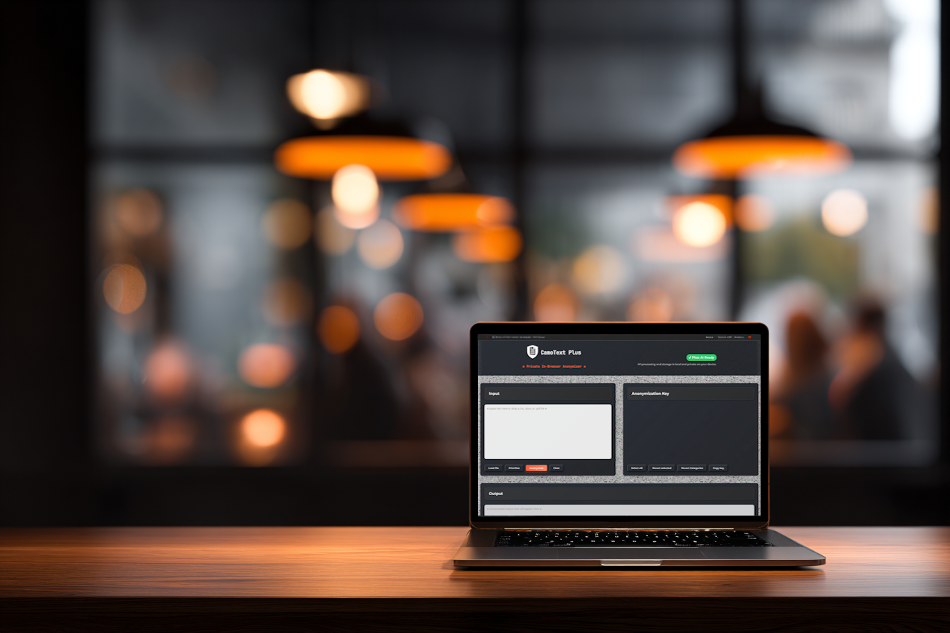 CamoText Plus: Anonymize Anywhere