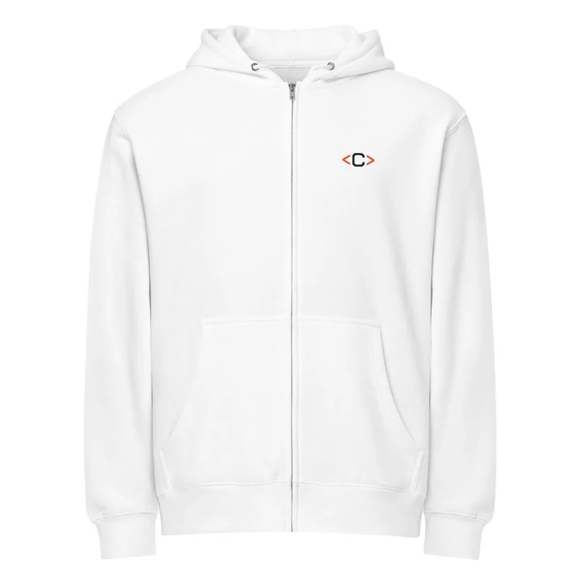 White CamoHoodie, front
